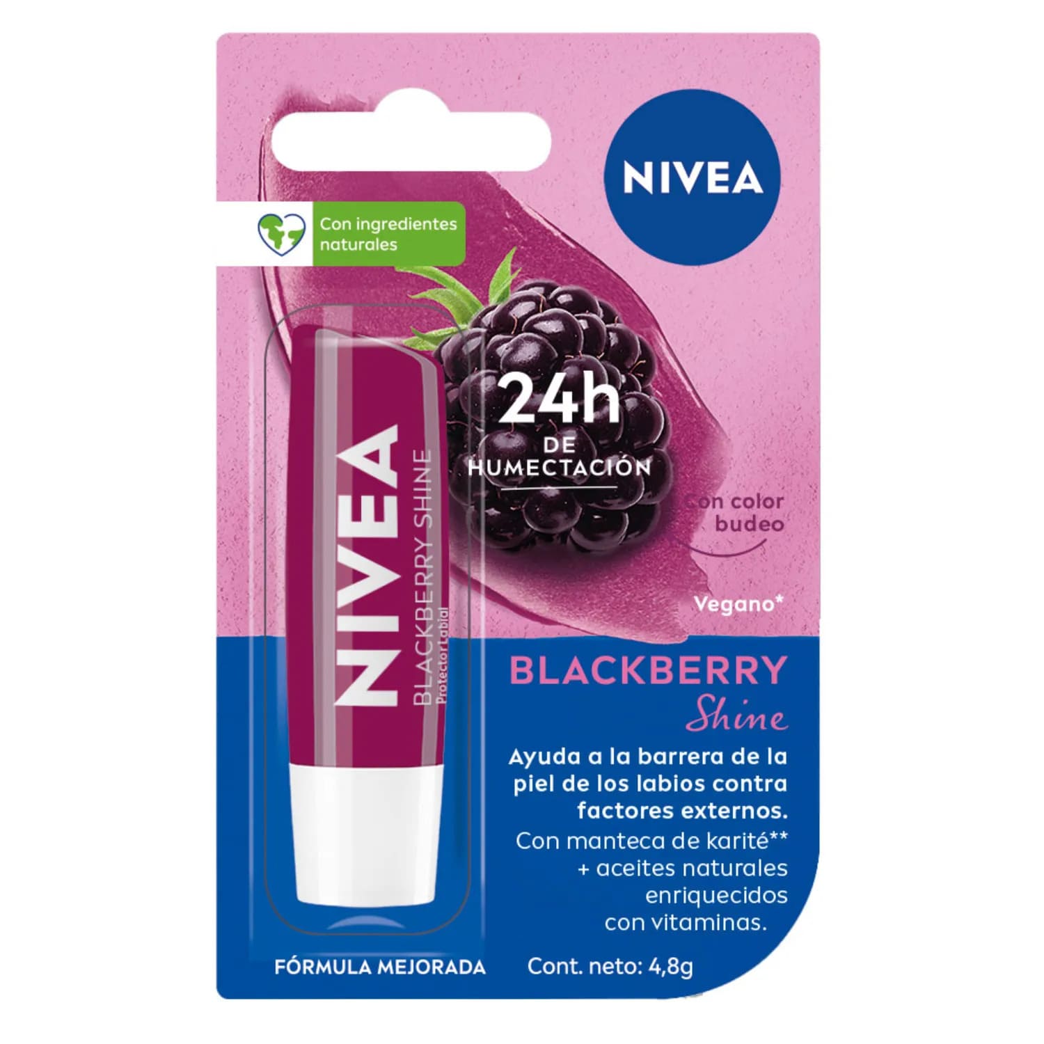 NIVEA LIP CARE BLACKBERR SHINE