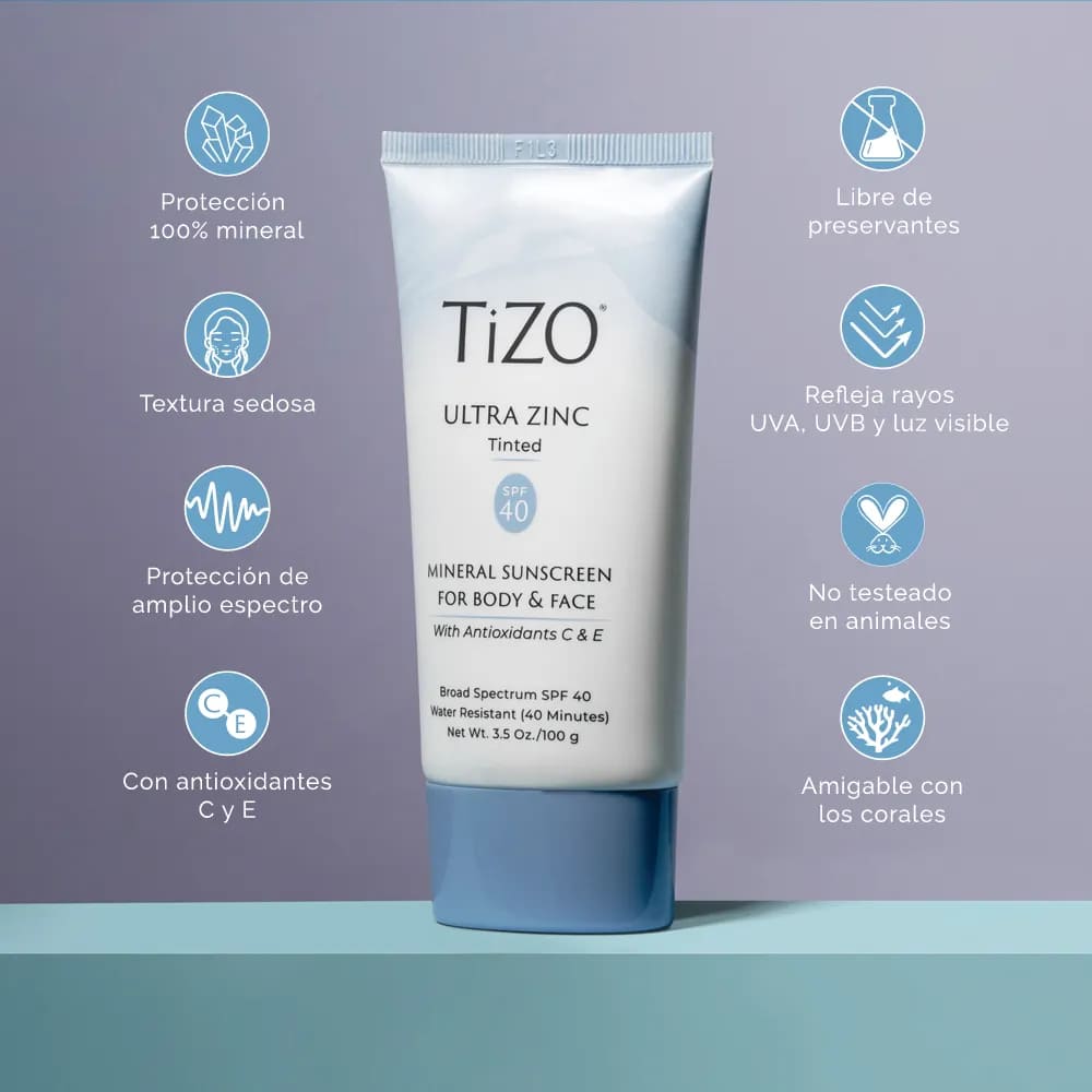 TIZO ULTRA ZINC TINTED X 100g